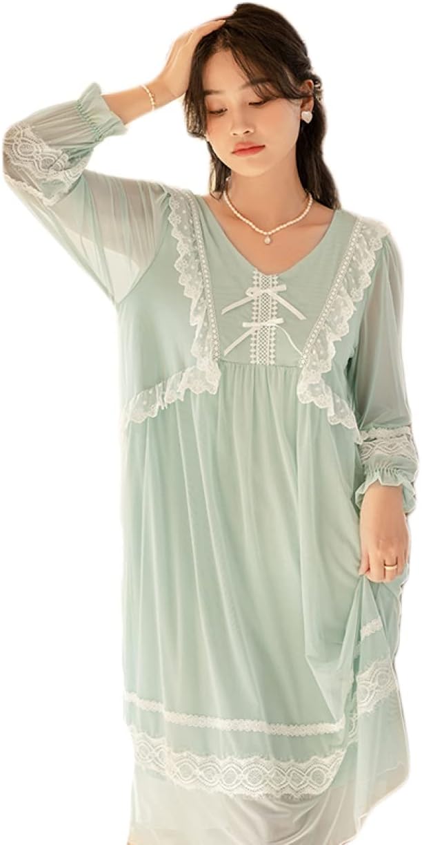 シュウカ] ネグリジェ レディース パジャマ ルームワンピース 高品質